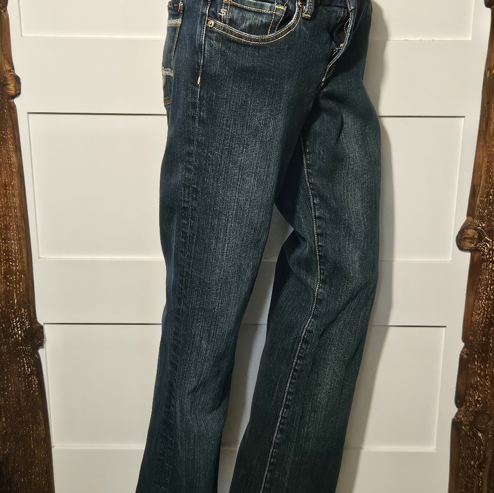 Seven7  Men's Blue Jeans with Signature "S" Detailing - Picture 3 of 9